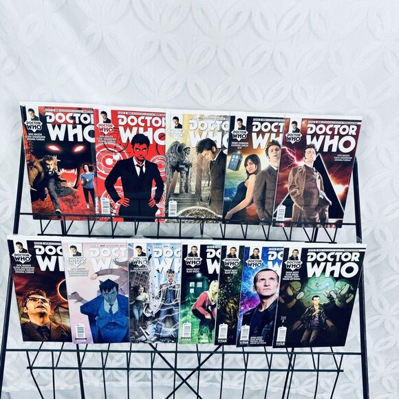 Doctor Who 10th 3-4 7 10-13 & 9th 1-3 Lot Titan Matt Smith Tardis Variants - Picture 1 of 8